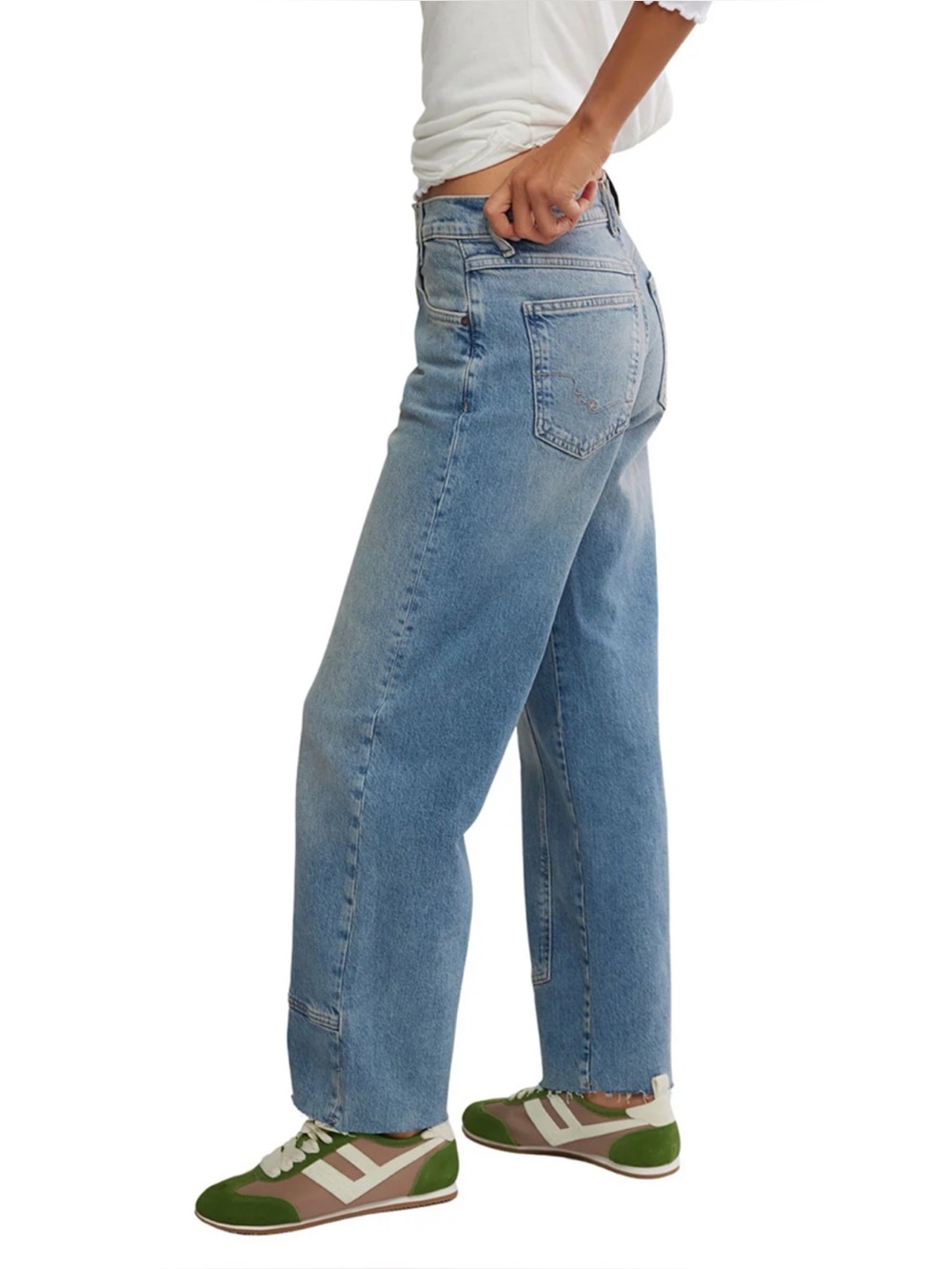 We The Free x Free People Risk Taker Straight Stretch Jean - Picture 15 of 15